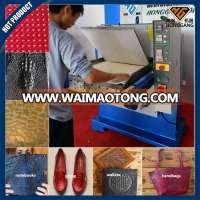 high quality hot plane leather embossing machine