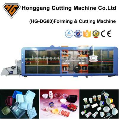 high speed automatic fast food plastic container making machine